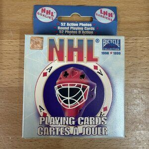 1998-99 Bicycle NHL Hockey Aces Goalies Playing Cards (54) Roy, Brodeur